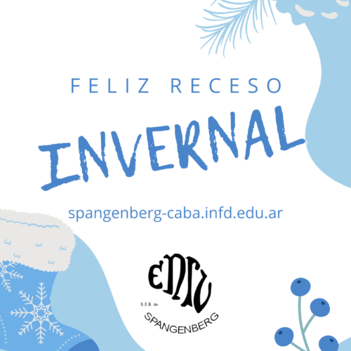 ¡FELIZ RECESO INVERNAL!