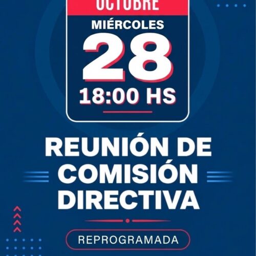 ASOCIACIÓN COOPERADORA – REUNIÓN DE COMISIÓN DIRECTIVA